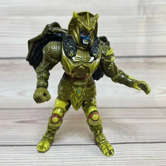 VTG Bandai 2 Action Figures 1994 Goldar & 2005 Mystic Force Black Power Rangers - Picture 6 of 16